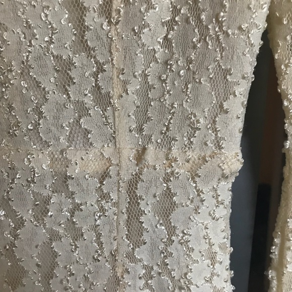 Free People Ivory Keyhole Mini Dress - Picture 5 of 7